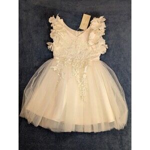 Trish Scully Ivory Nwt Girls Size 4 Wedding Formal Easter Special Occasion Dress